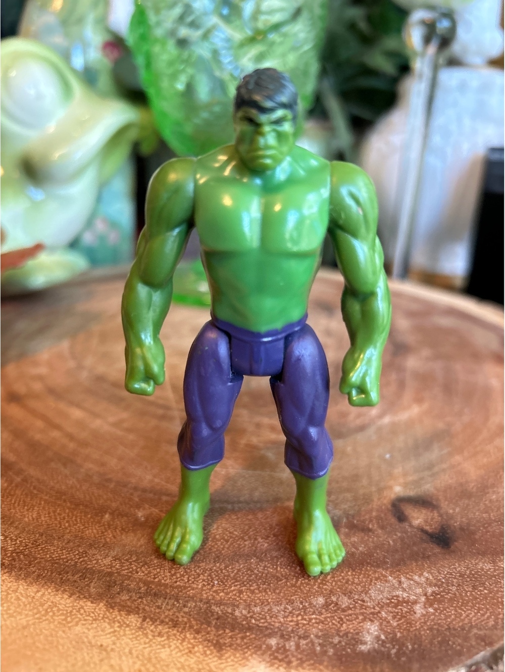 Marvel Hulk Action Figure Green Purple Pants